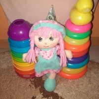 Бебешки сортер Fisher Price+кукла, снимка 5 - Играчки за стая - 38746672