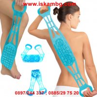 Двустранен силиконов масажор за баня, снимка 1 - Други стоки за дома - 26912324