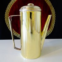 Кана,чайник от месинг 19 см. , снимка 1 - Аксесоари за кухня - 36597587