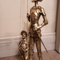Дон Кихот и Санчо Панса–Голяма фигура от смола– 45см, снимка 2 - Антикварни и старинни предмети - 38709384