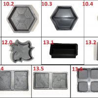 Калъпи/форми на унипаваж за производство на изделия от бетон, снимка 3 - Облицовки - 22702721