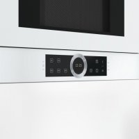 Микровълнова печка, Bosch BFL634GW1, Built-in microwave, left opening, white, снимка 2 - Микровълнови - 38424790