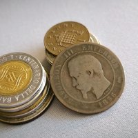 Монета - Франция (Наполеон III) - 10 сентима | 1856г., снимка 2 - Нумизматика и бонистика - 43447751