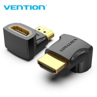 Адаптер HDMI прав ъгъл 90 градуса M/F - Vention-AIOB0, снимка 2 - Кабели и адаптери - 43022694