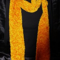 Комплект шал и лента за глава /Ръчно плетиво подарък hand made/, снимка 2 - Шалове - 35147775