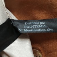 Printemps Paris френска дамска бежова чанта с дълга дръжка , снимка 13 - Чанти - 27273549