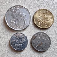 Монети. Индонезия. Индонезийски рупии . 4 бройки., снимка 2 - Нумизматика и бонистика - 39142116