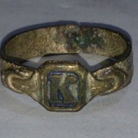 Старинен пръстен сачан над стогодишен - 67121, снимка 2 - Антикварни и старинни предмети - 28993456