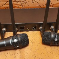 Двоен безжичен микрофон SHURE AD4D - ksm8, akg, rcf, dynacord, fbt, wireless, снимка 7 - Микрофони - 43106458