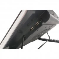 Охладител за лаптоп HZT 2168, регулируем, 1бр. вентилатор, светещ, от 10" до 17", снимка 4 - Лаптоп аксесоари - 37254163