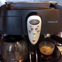 Кафе машина Finlux за еспресо и за шварц кафе, работи отлично , снимка 2 - Кафемашини - 33227359