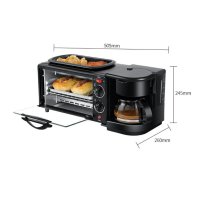 Многофункционална Печка, тостер и кафемашина -3в1, снимка 5 - Други стоки за дома - 43048557