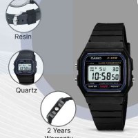 ОРИГИНАЛЕН ЧАСОВНИК CASIO F91W. КАСИО F-91W-1YEG. Цасио Ф91 F-91W, снимка 3 - Мъжки - 44059769