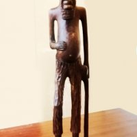 Африканска статуетка от екзотично дърво, снимка 1 - Статуетки - 39531932