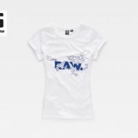 Нова бяла тениска G-STAR RAW ART#2 T-Shirt  оригинал, снимка 2 - Тениски - 29025751