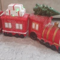 Коледен влак, снимка 1 - Декорация за дома - 43329250