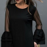 разпродажба Нова черна риза , снимка 1 - Ризи - 38749471