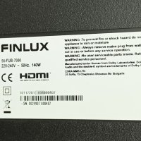 LED Подсветка 17DLB55NER1-A 17DLB55NER1-B от телевизор със счупен екран Finlux 55-FUB-7000, снимка 2 - Части и Платки - 43819790