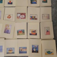 2240 нови пощенски картички с детски рисунки - двулистни, снимка 2 - Други - 26975479