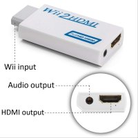 Wii към HDMI адаптер Wii2HDMI > 720P/1080P HDMI/3,5 mm видео/аудио изход, снимка 10 - Аксесоари - 43051305