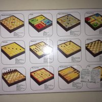 Комплект шах и табла и много други игри 12 в 1, снимка 2 - Образователни игри - 27198318
