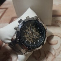 Автоматичен часовник Jushidai Squeleton, снимка 3 - Мъжки - 44035751