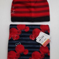 Комплект шапка, шал и ръкавици за момиче Disney Minnie . Pазмер 38 /2-4 год./. , снимка 2 - Други - 39064862