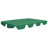 vidaXL Резервен сенник за градинска люлка, зелен, 188/168x145/110 см(SKU:312088, снимка 1 - Градински мебели, декорация  - 44935643
