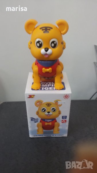 Музикална играчка Тигърче, звук, светлина, движения, включени батерии ...