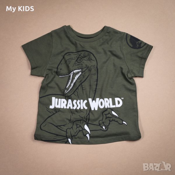 детска тениска / блуза Primark с динозавър 92 2-3 98 3-4 104 4-5 110 5-6, снимка 1