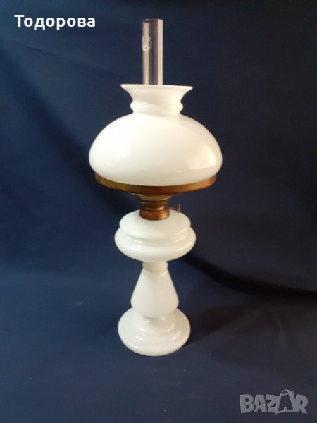 Стилна  старинна Немска газена лампа , снимка 1