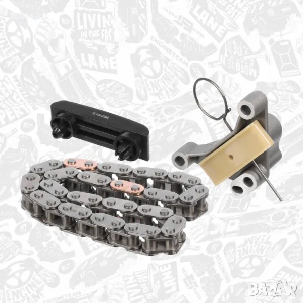 0816F8 Верига /комлект/ за разпределителен вал за Ситроен Ц5 , снимка 1