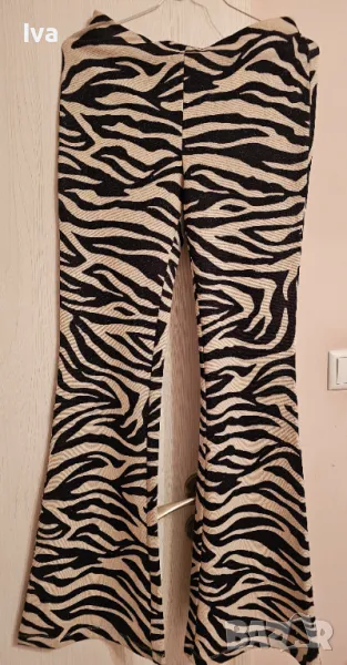Дамски тигров панталон h&m, отличен!, снимка 1
