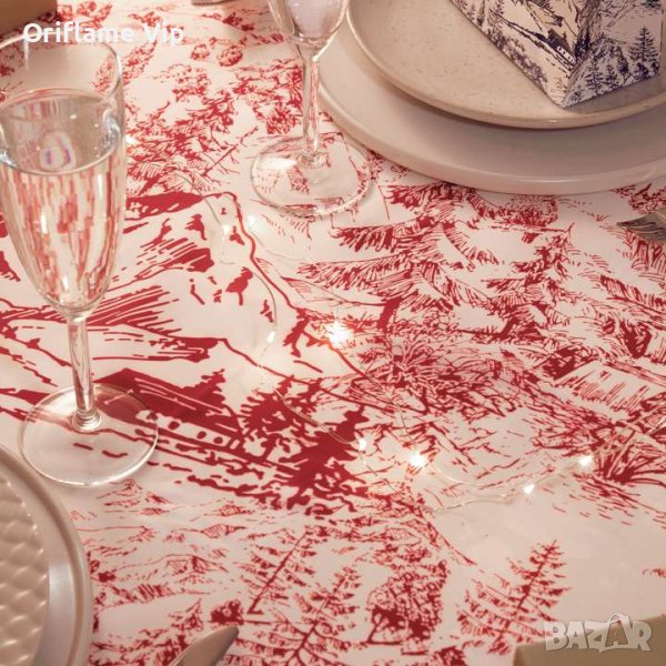 Покривка за маса Winter Saga 140/200 +подарък, снимка 1