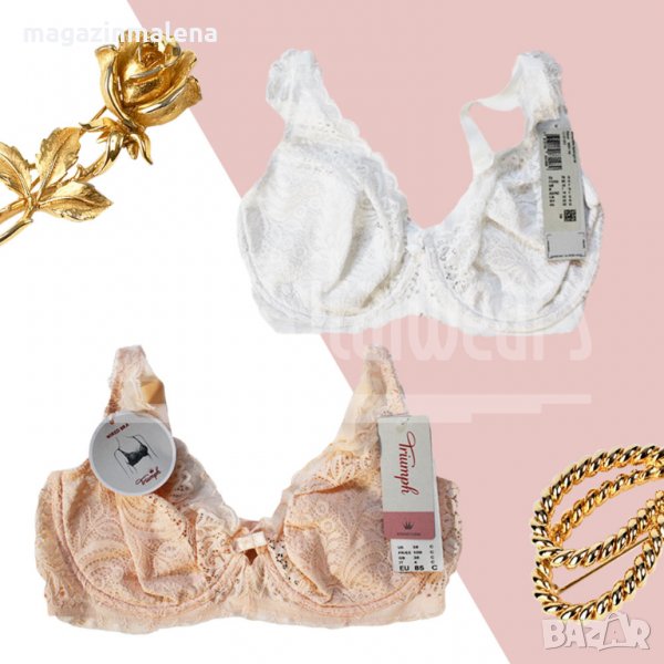 Triumph 75B,80B,90B,70C,75C,80C,85C,70D,75D,80D,85D,90D,70E,75E,80E,85E,70F мек сутиен Триумф, снимка 1