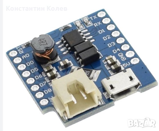 Battery shield за Wemos D1 Mini, снимка 1