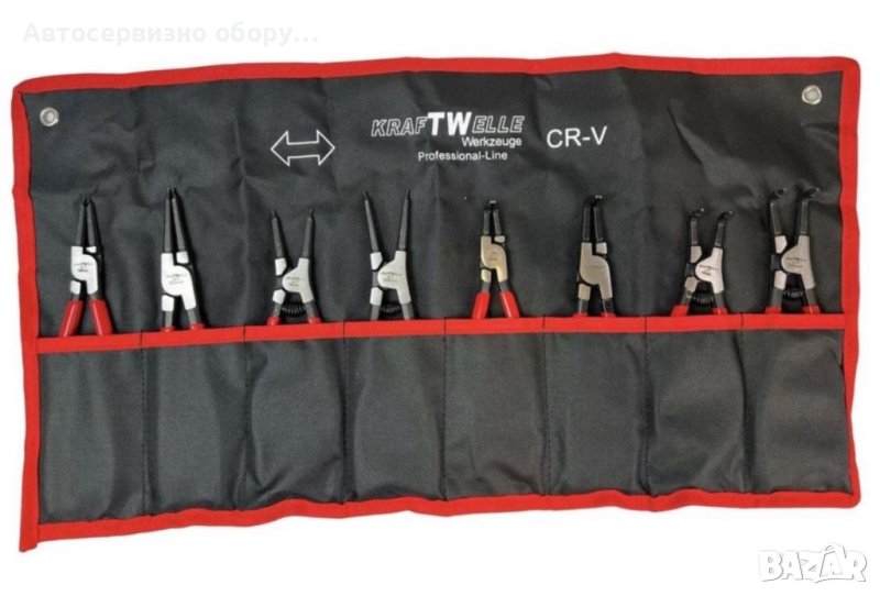 Клещи зегер KRAFTWELLE комплект 8 броя., снимка 1