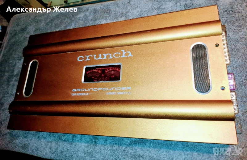 АВТОУСИЛВАТЕЛ Crunch GROUNDPOWER GP1500.4 4х185W@4Ohm, снимка 1