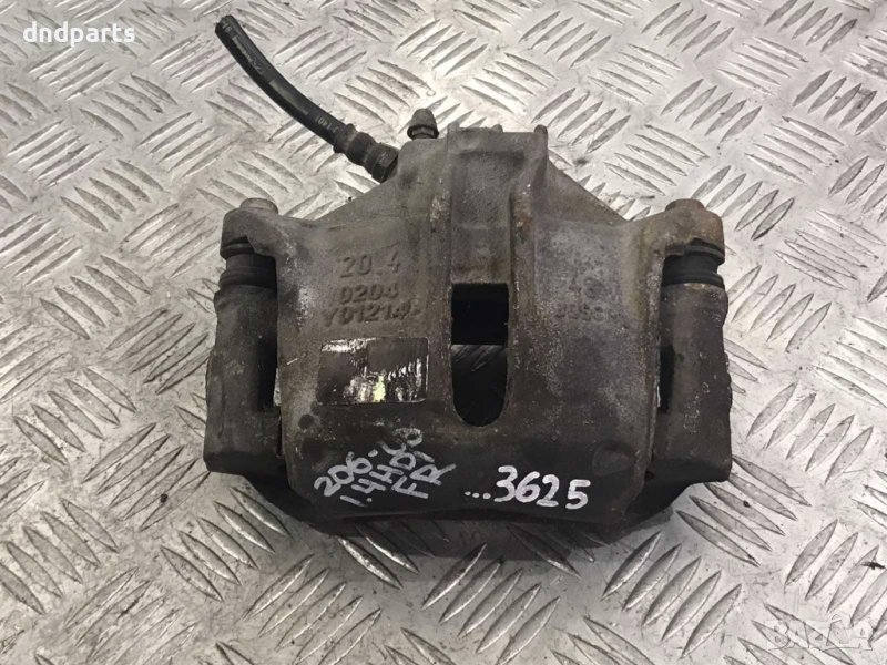 Преден десен спирачен апарат Peugeot 206,1.4HDI,2003г., снимка 1