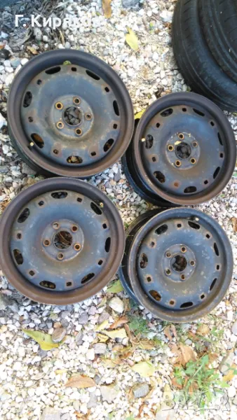 железни джанти 14 цола 5 х 100, снимка 1