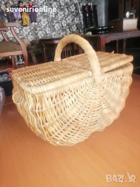 Плетена кошница за пикник, снимка 1