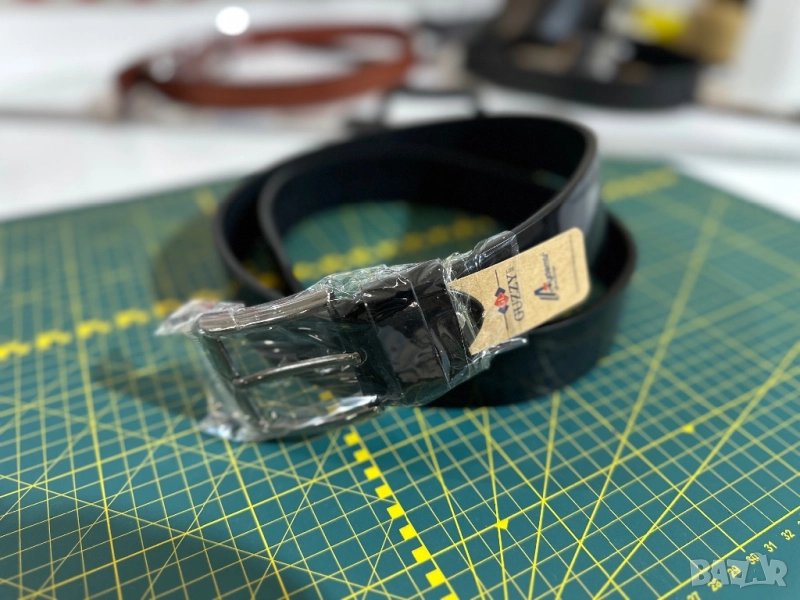 Мъжки кожен колан GUZZY – нов, с етикет, снимка 1