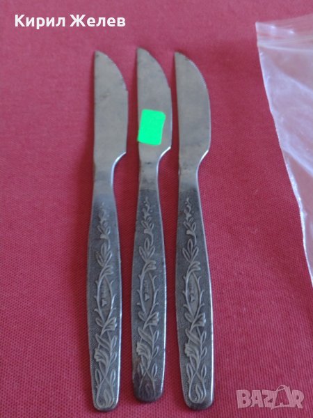 Три стари ножа от соца красива орнаментика за КОЛЕКЦИЯ ДЕКОРАЦИЯ БИТОВ КЪТ 23556, снимка 1