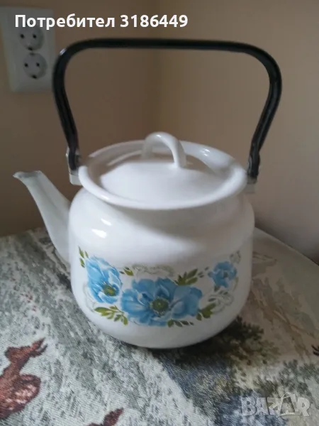 Руски емайлиран чайник нов, снимка 1
