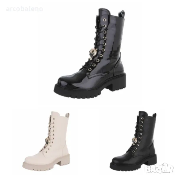 Дамски боти на висок ток, 3цвята , снимка 1