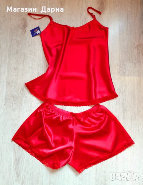 Сатенен комплект от две части, снимка 1