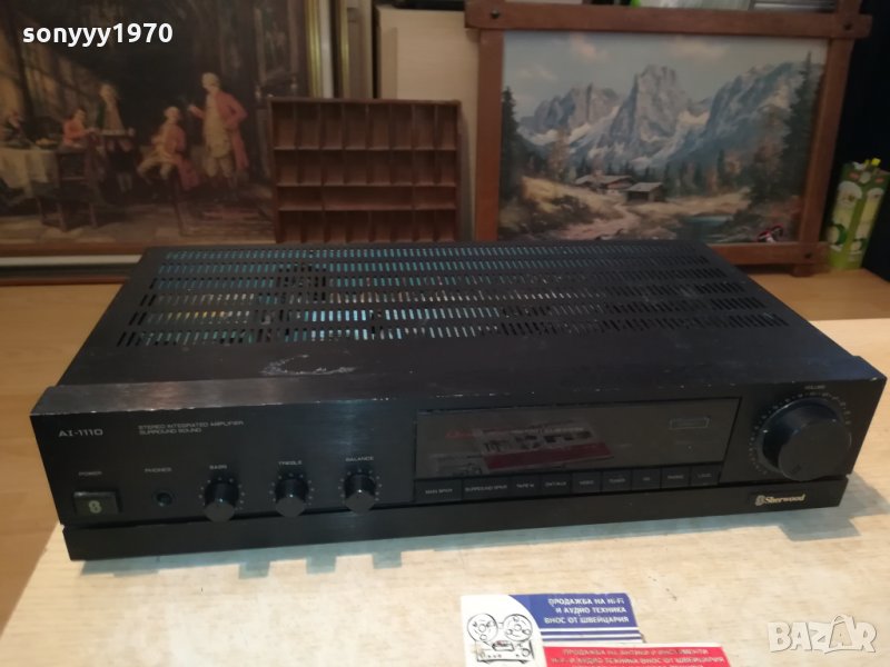 sherwood al-1110 ampli-внос germany-усилвател за ремонт 2810211631, снимка 1