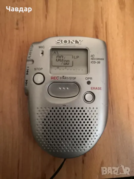 Плеър/рекордер Sony ICD-35, снимка 1