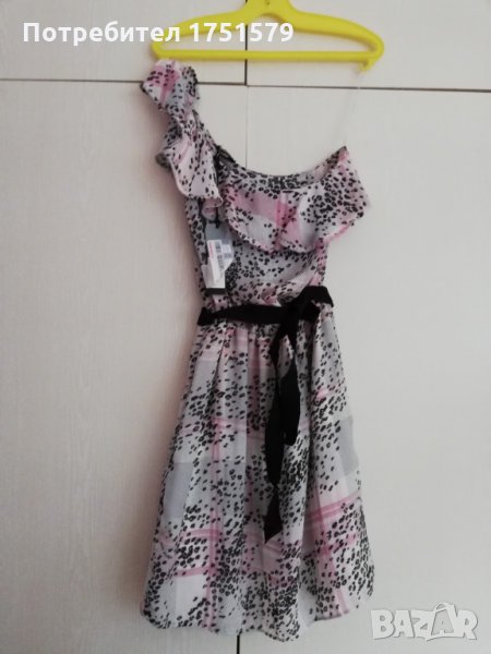 рокля Miss sixty с едно рамо и колан, снимка 1