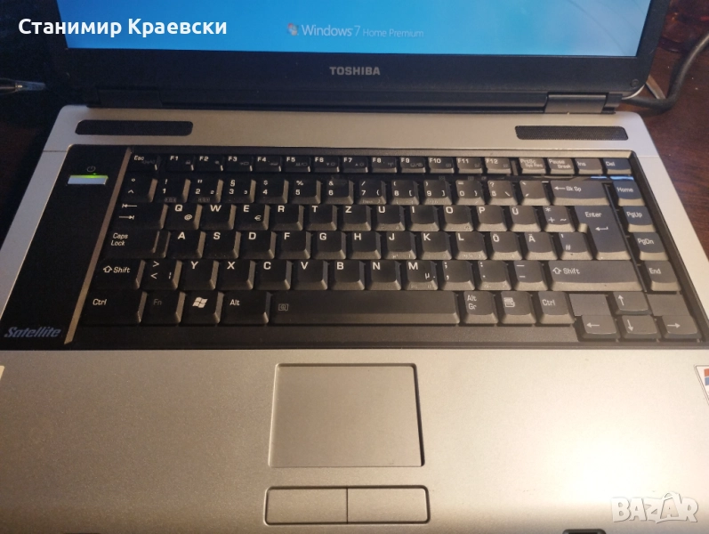 Toshiba Satellite A100-507 - Win 7 Germany, снимка 1